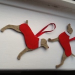 Felt Xmas Weimaraners